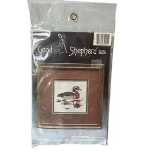 Good Shepherd Vintage 1984 Duck Crewel Embroidery No: 8040 5"X5" Craft Kit